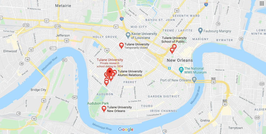 Where is Tulane University Located? What City is Tulane University in