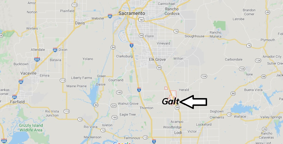 What county is Galt CA in