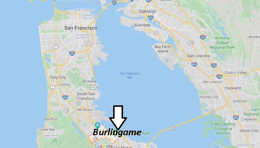 Where is Burlingame California? What County is Burlingame in