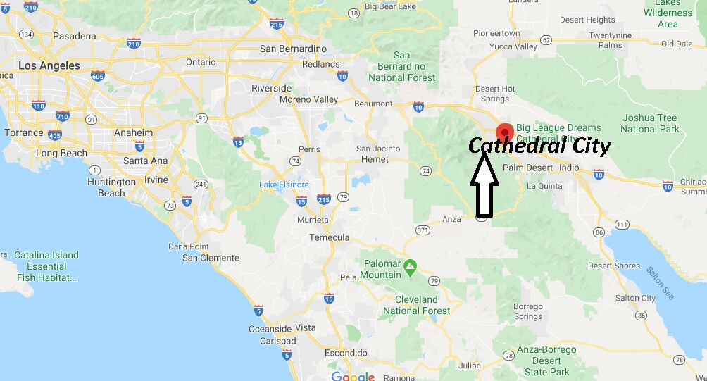 Where is Cathedral City California? What County is Cathedral City in