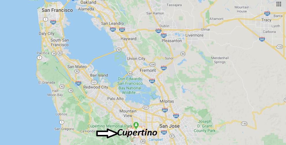 Where is Cupertino California? What County is Cupertino in