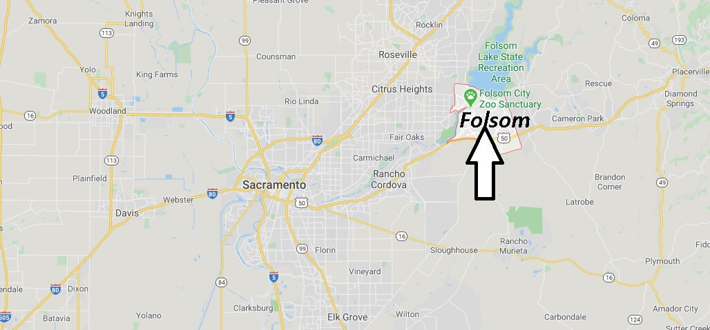 Where is Folsom California? What County is Folsom in