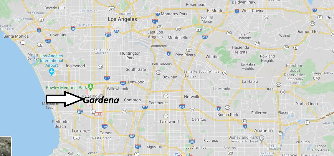 Where is Gardena California? What County is Gardena in