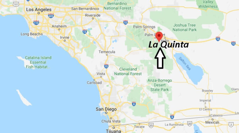 Where is La Quinta California? What County is La Quinta in