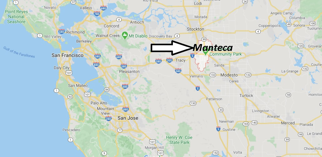 Where is Manteca California? What County is Manteca in