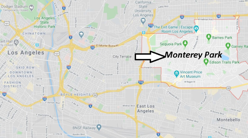 Where is Monterey Park California? What County is Monterey Park in