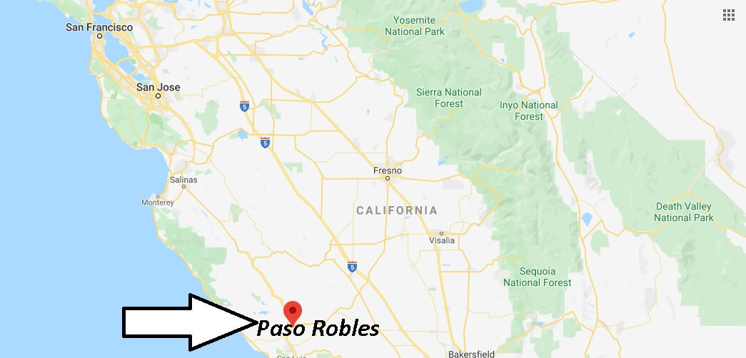 Where is Paso Robles California? What County is Paso Robles in