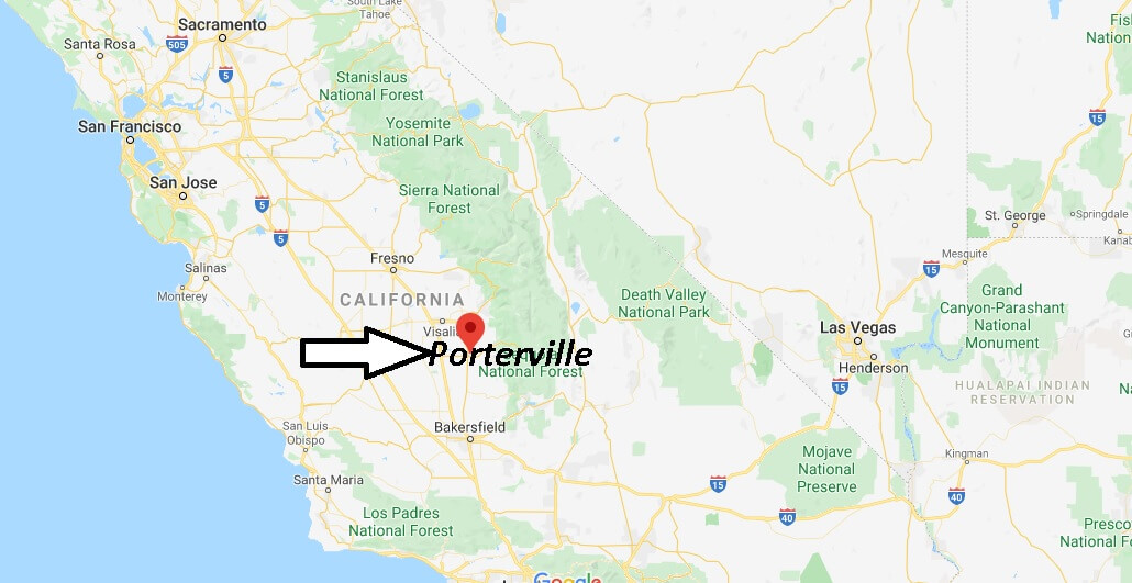 Where is Porterville California? What County is Porterville in