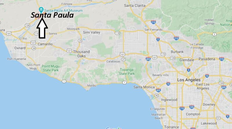 Where is Santa Paula California? What County is Santa Paula in