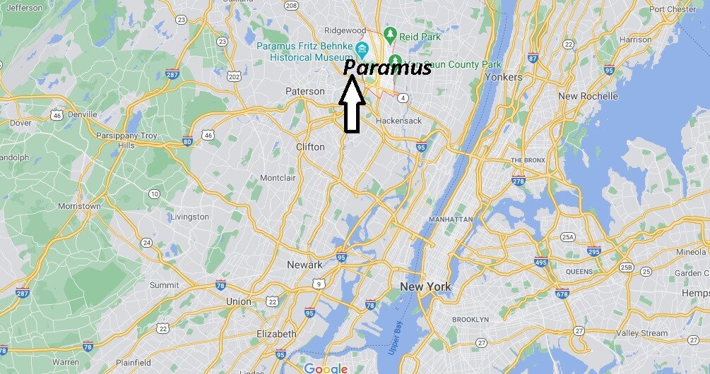 How far is Paramus NJ from NYC