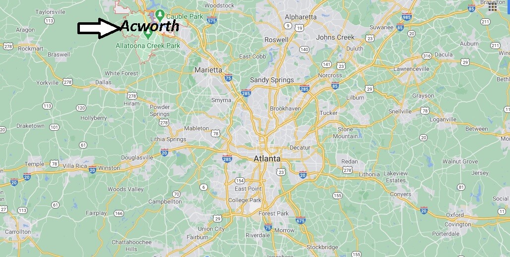 What County is Acworth Georgia in