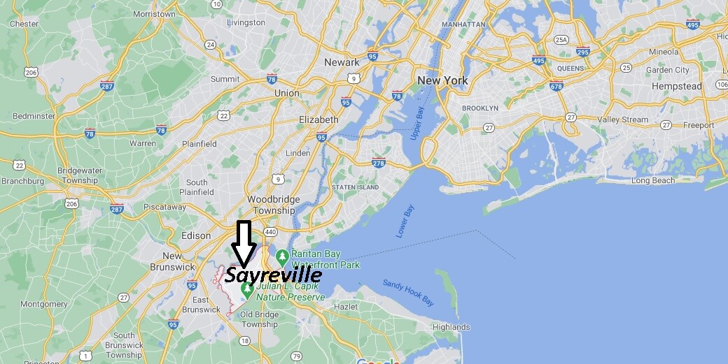 What county is Sayreville NJ