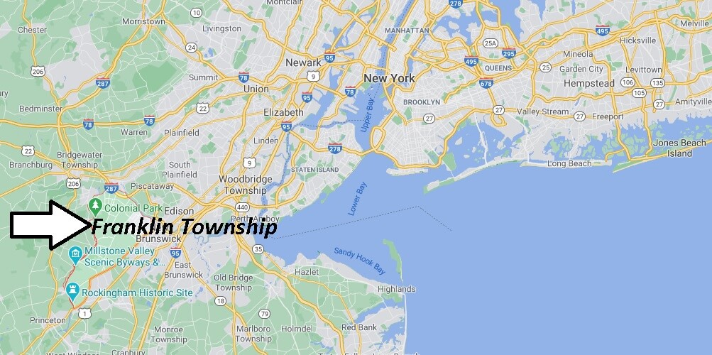 What towns are in Franklin Township NJ