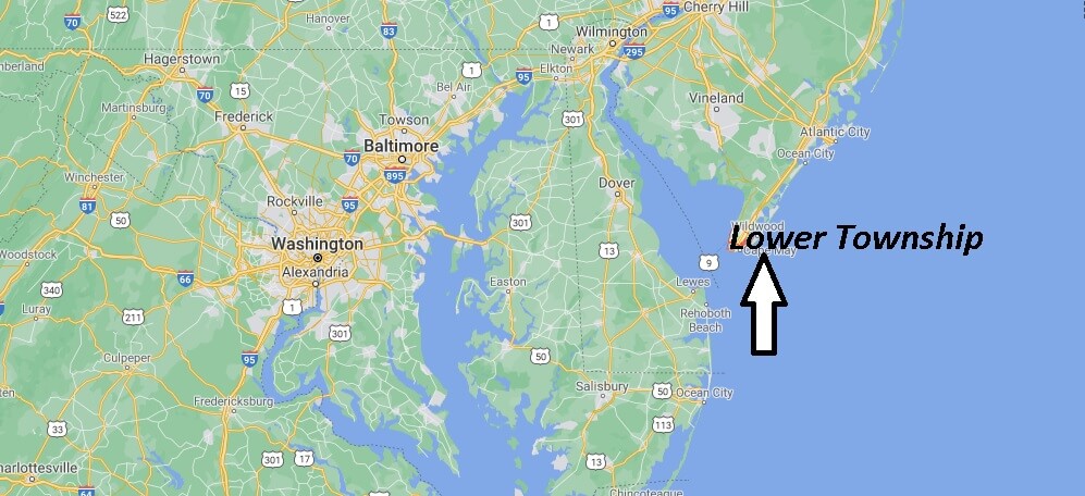What towns are in Lower Township NJ
