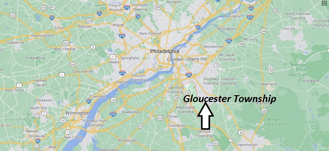 What towns make up Gloucester Township