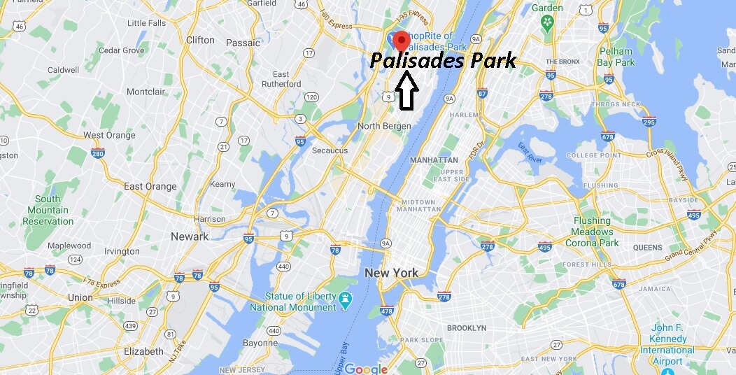 Where is Palisades Amusement Park in NJ