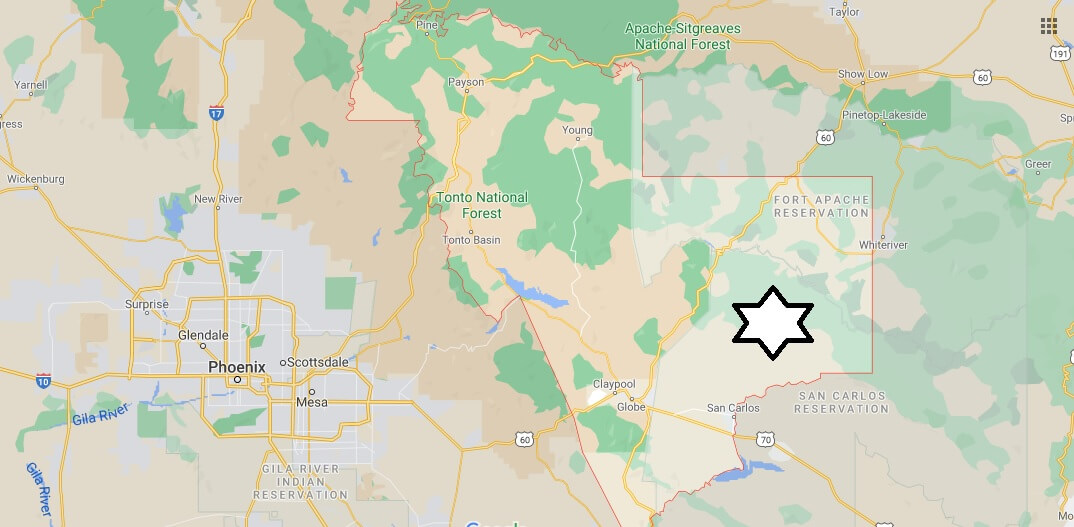 Where Is Gila County Arizona What Cities Are In Gila County Arizona