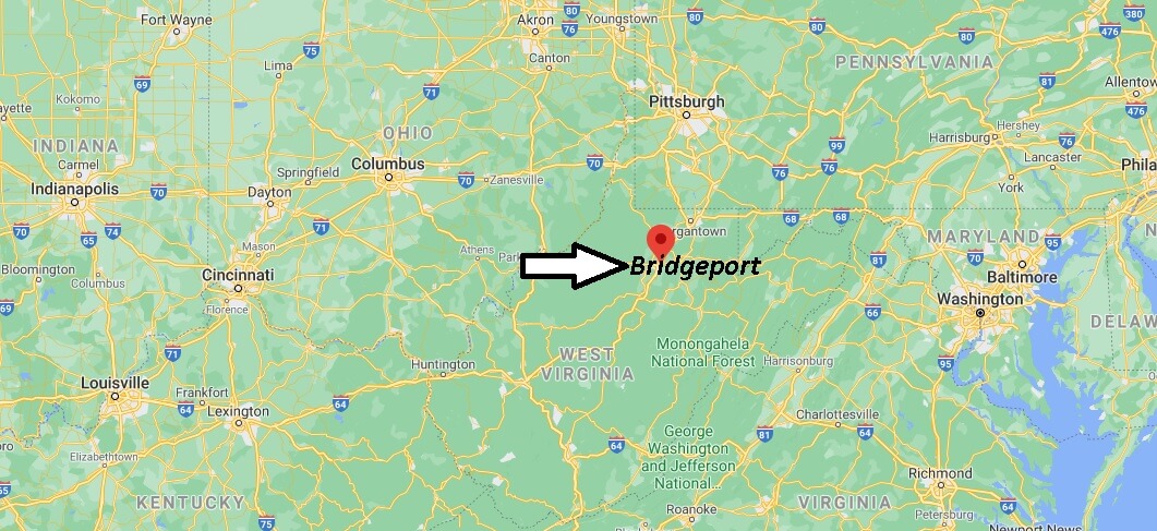 What county is Bridgeport West Virginia in