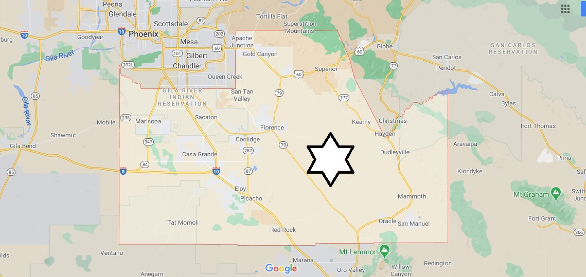 Where is Pinal County Located