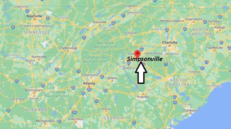 Where is Simpsonville Located