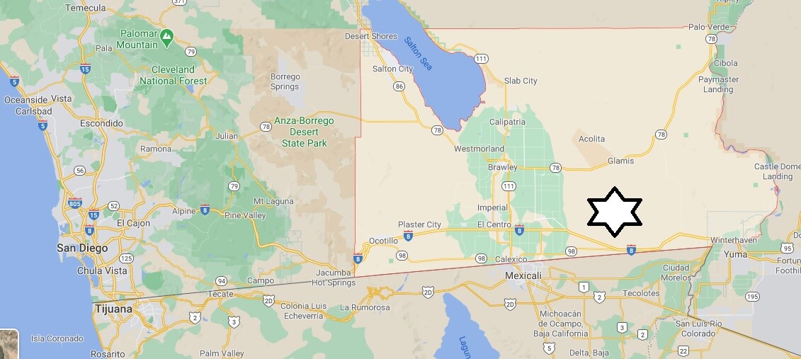 What cities are in Imperial County California