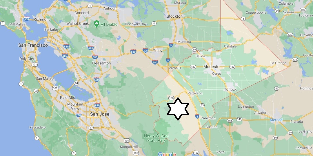 What cities are in Stanislaus County California