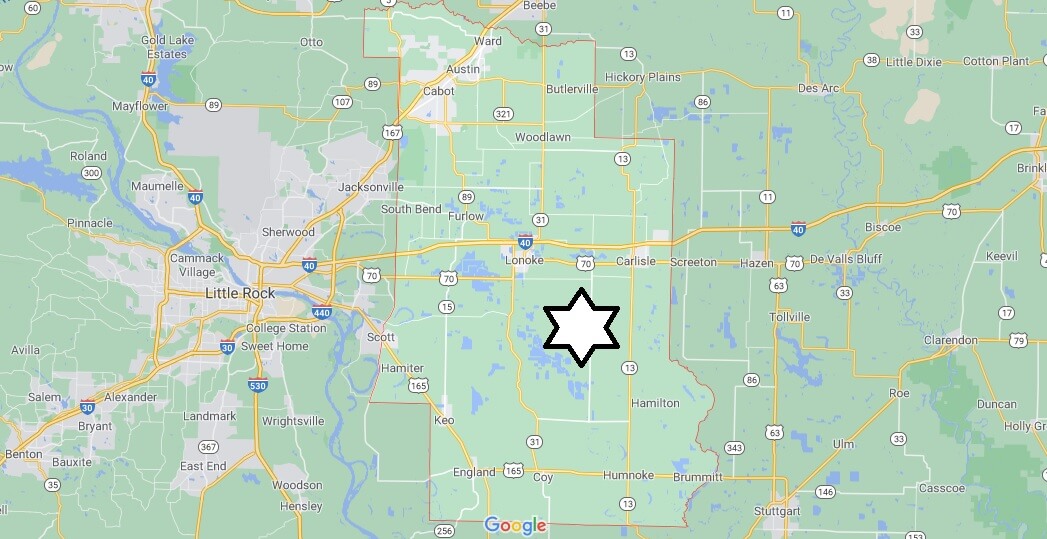 Where is Lonoke County Located