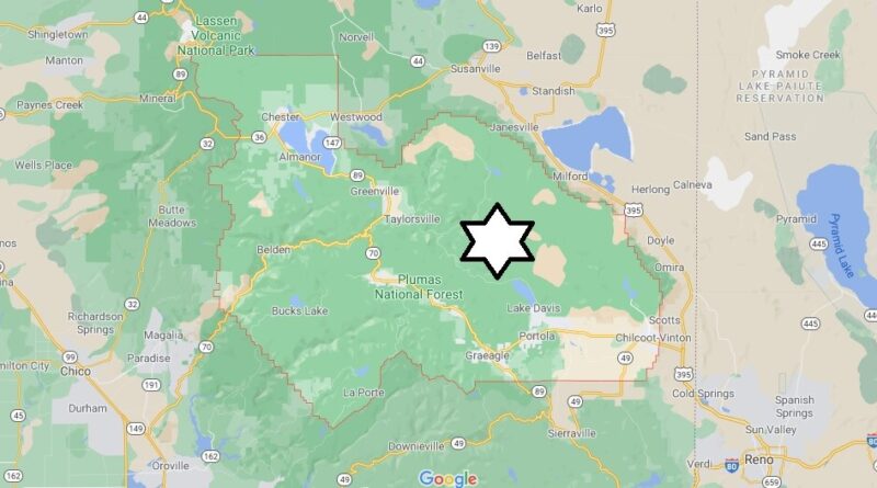 Where is Plumas County Located
