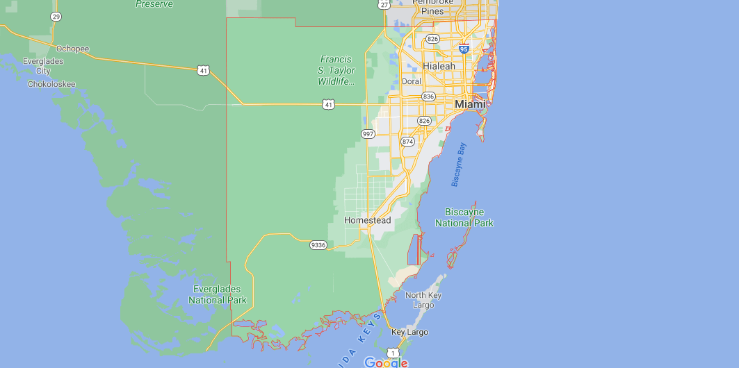 What cities are in Miami-Dade County