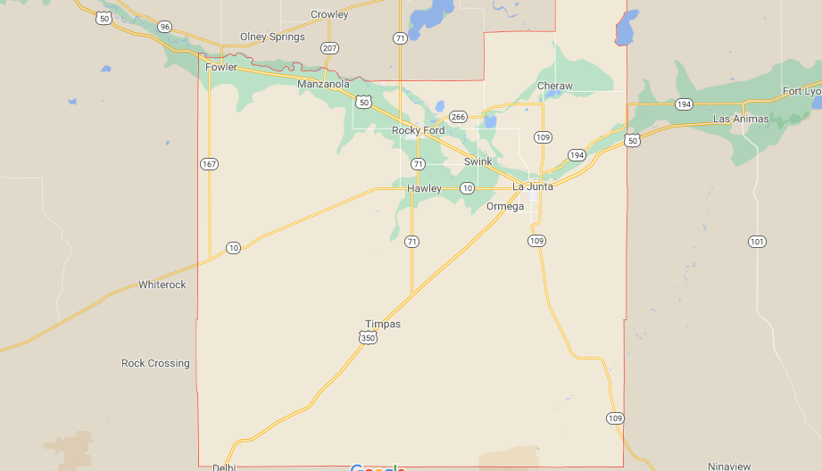 What cities are in Otero County Colorado