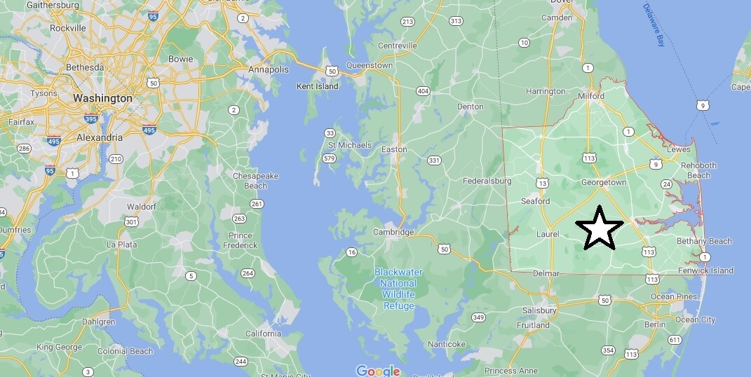 What cities are in Sussex County