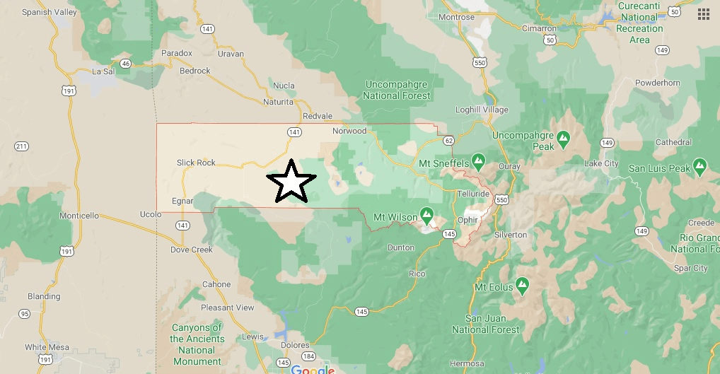 Where is San Miguel County Colorado