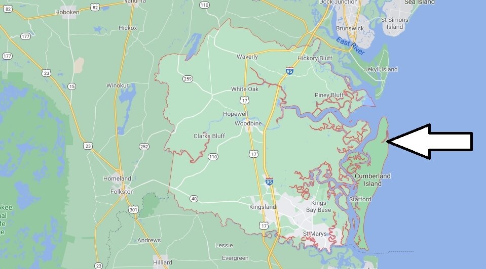 What cities are in Camden County