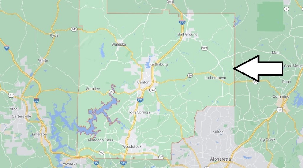 What cities are in Cherokee County
