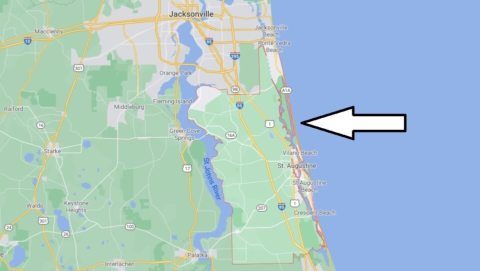 What cities are in St. Johns County