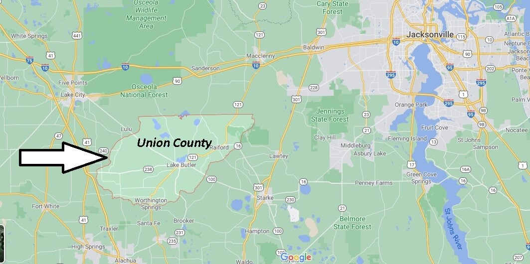 What cities are in Union County