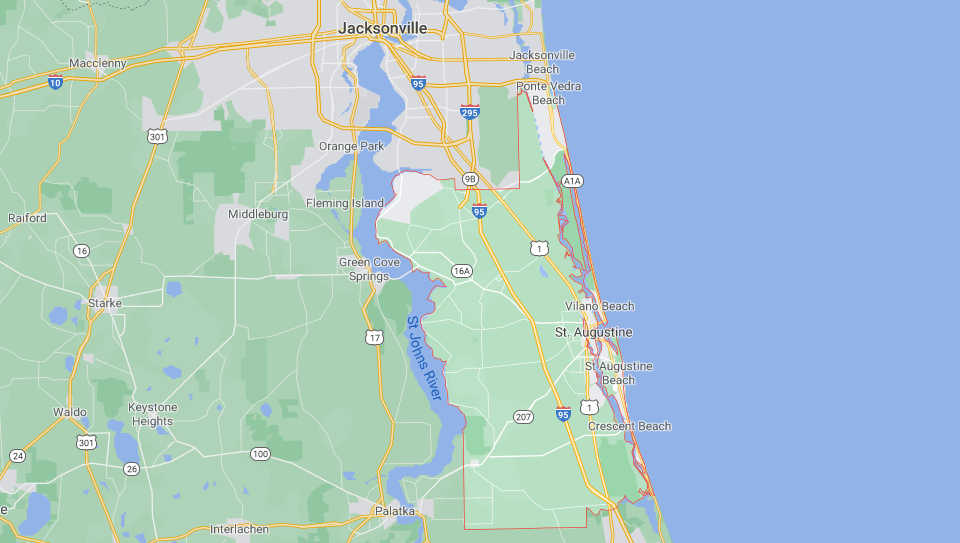 Where in Florida is St. Johns located