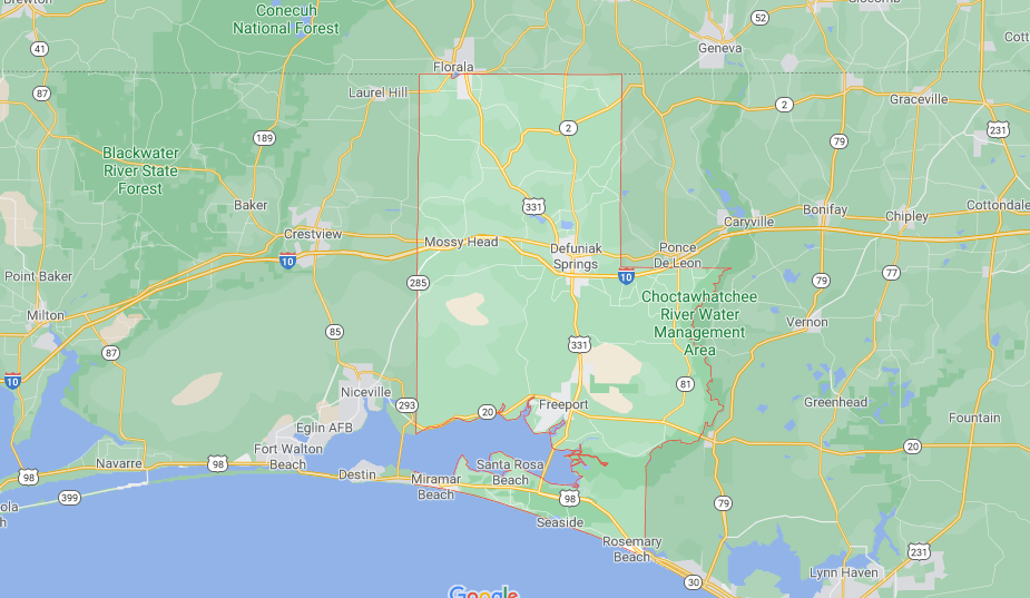 Where in Florida is Walton County