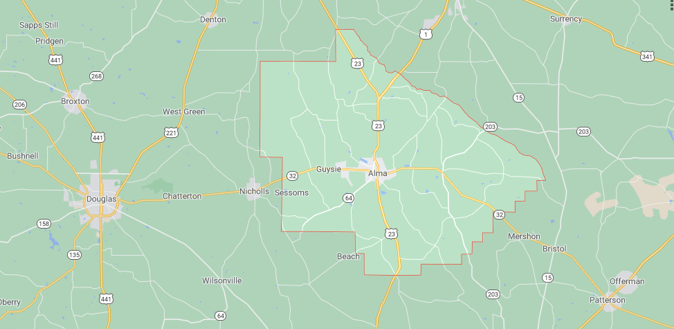 Where in Georgia is Bacon County