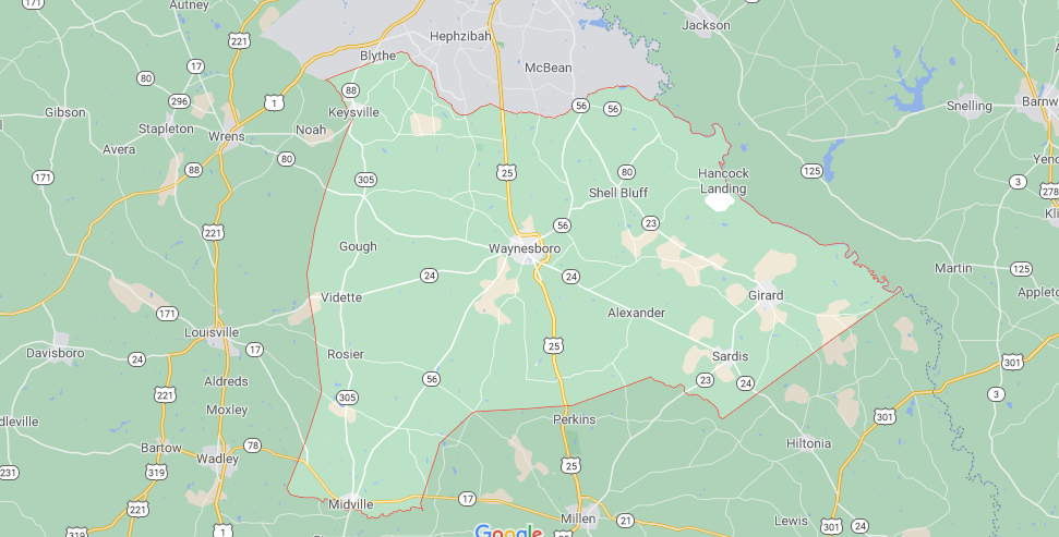 Where in Georgia is Burke County