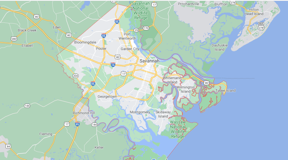 Where in Georgia is Chatham County