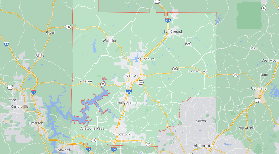Where in Georgia is Cherokee County