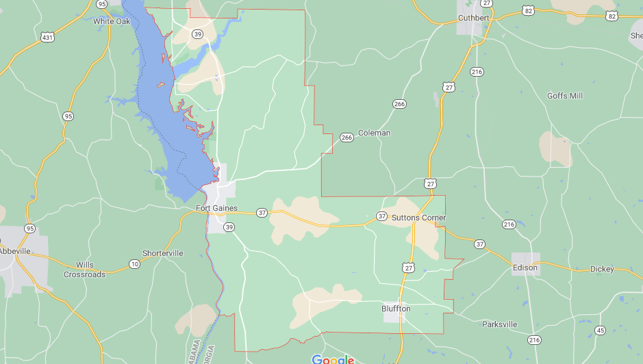 Where in Georgia is Clay County