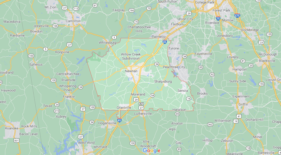 Where in Georgia is Coweta County