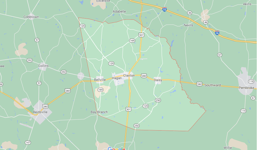 Where in Georgia is Evans County