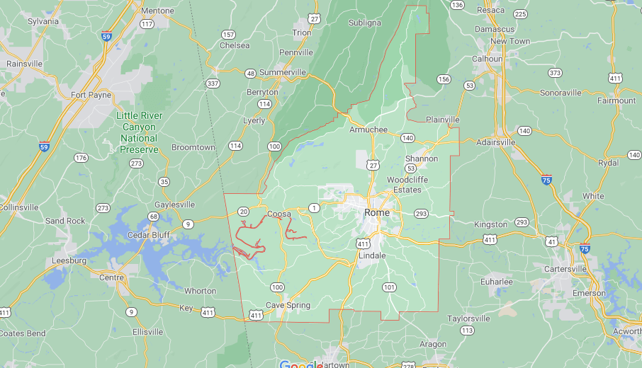 Where in Georgia is Floyd County