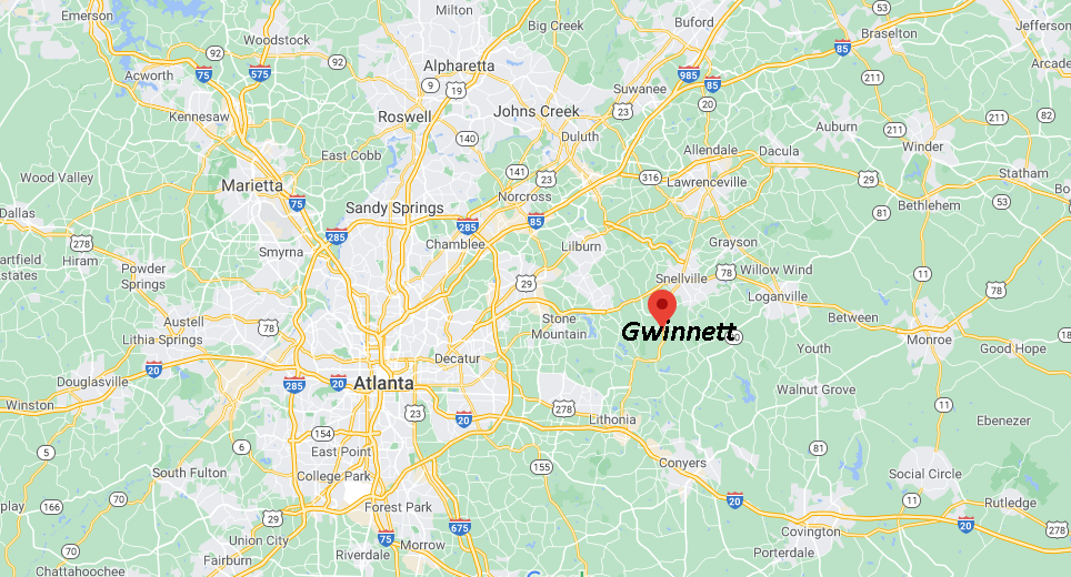 Where in Georgia is Gwinnett County
