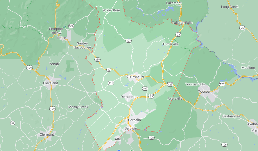 Where in Georgia is Habersham County