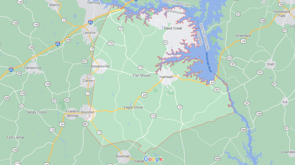 Where in Georgia is Hart County
