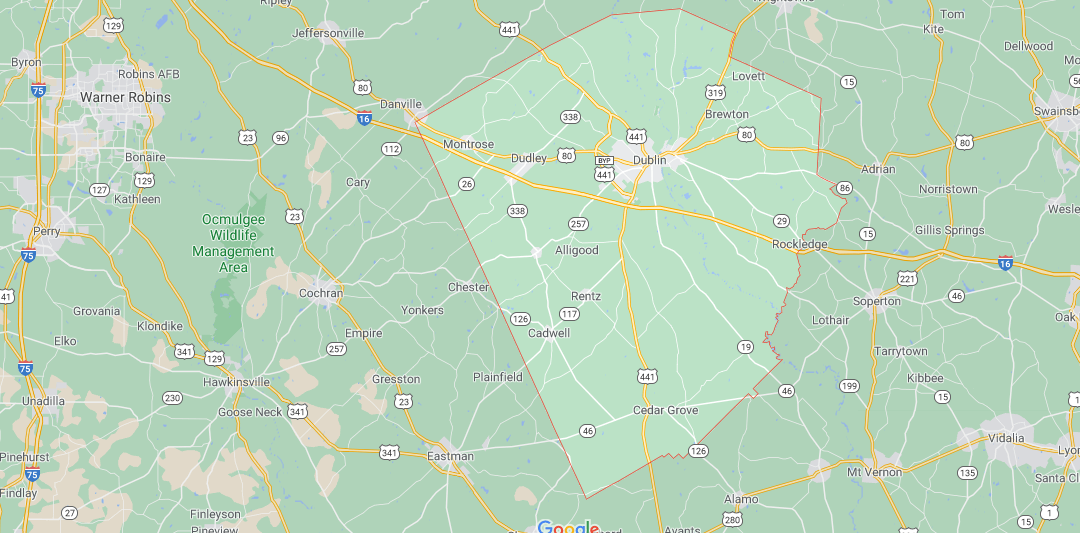 Where in Georgia is Laurens County